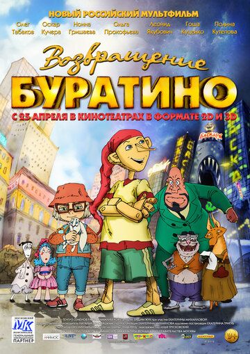 Возвращение Буратино мультфильм (2013)