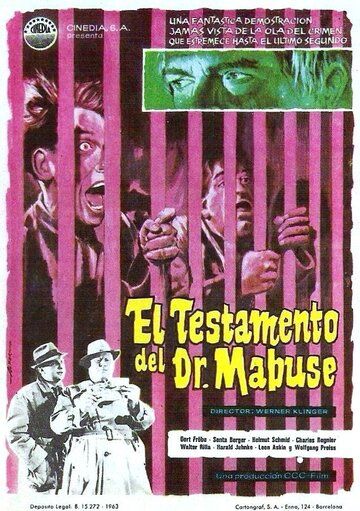 Завещание доктора Мабузе фильм (1962)